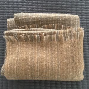 Ralph Lauren Scarf/Wrap. One size. Cream/Brown/ Grey Pattern